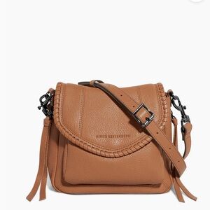 Tan Leather Crossbody Bag